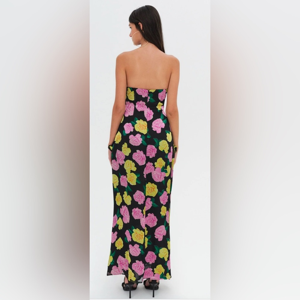 For Love And Lemons Madison Strapless Maxi Dress SAMPLE - Picture 3 of 3